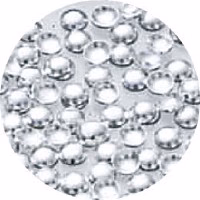 Nail Labo Metal Dots Silver #3 (1.2mm) 200pcs
