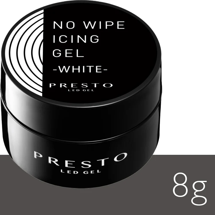 Presto No Wipe Icing Gel White [8g] [Jar]