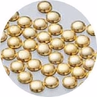 Nail Labo Metal Dots Gold #4 (1.5mm) 200pcs