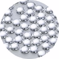 Nail Labo Metal Dots Silver #4 (1.5mm) 200pcs