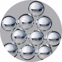 Nail Labo Metal Dots Silver #6 (2.5mm) 50pcs