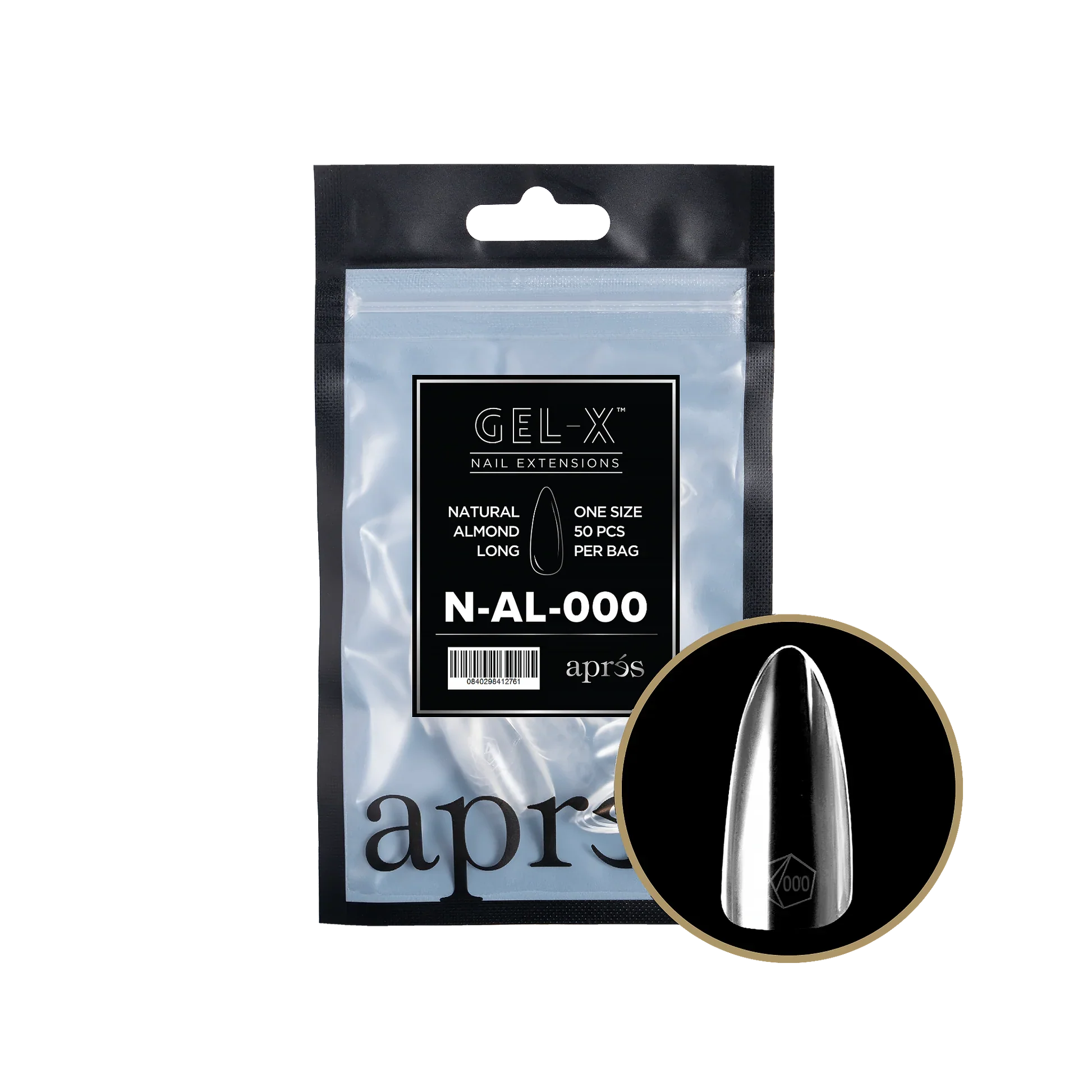 Aprés Gel-X Refill - Natural Almond Long