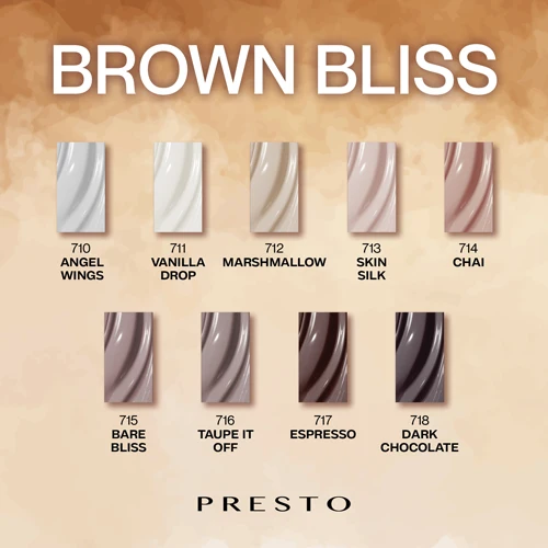 PRESTO Color Series: BROWN BLISS Set [9 Bottles]