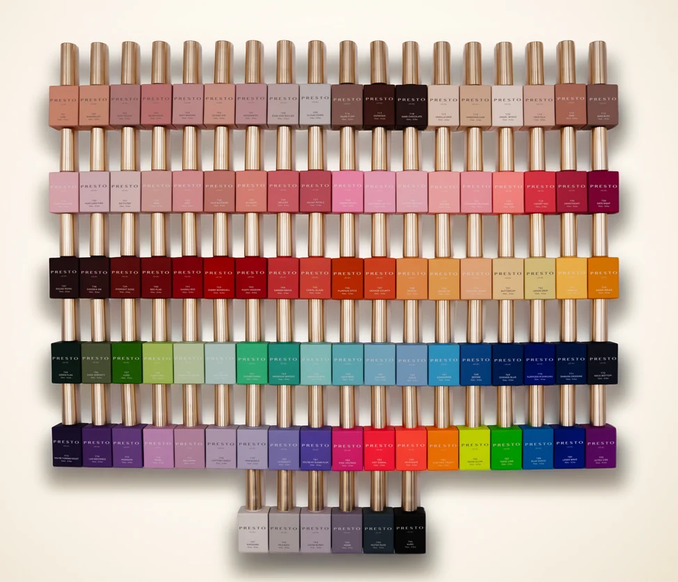 PRESTO Color Series Collection [96 Bottles +SWATCH CARD]